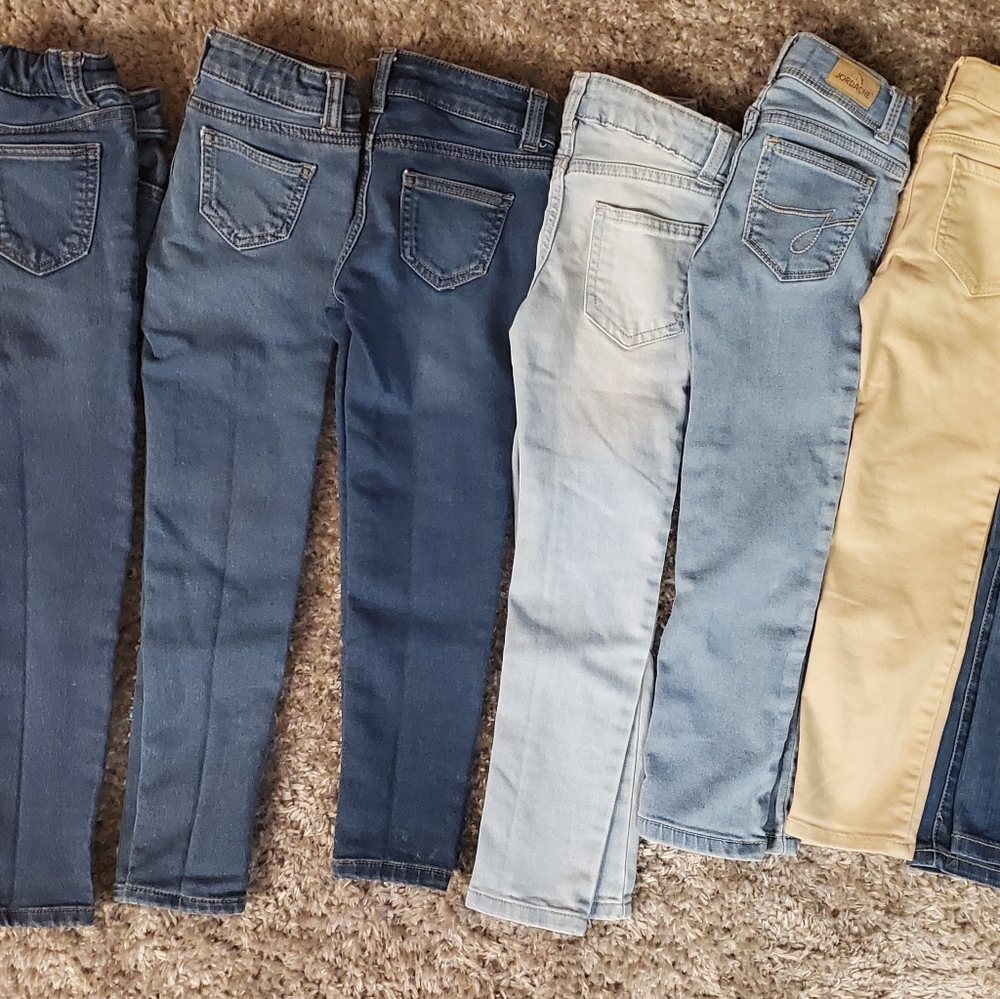 SOLD  Assortment of Girl's Jeans Sizes 5 and 6